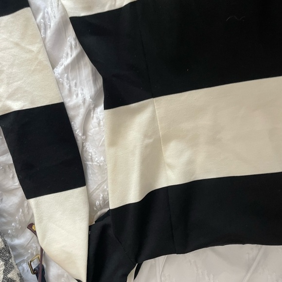 NICHOLAS Monochrome Striped Dress - Picture 9 of 13